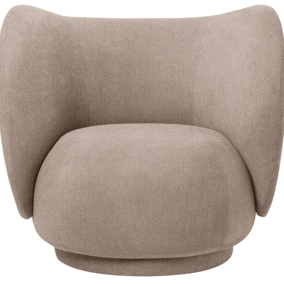 Ferm Living Armchairs & Footstools*Rico lounge chair bouclé, Sand Beige