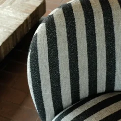 Ferm Living Armchairs & Footstools*Rico lounge chair, Louisiana sand black BeigeBlack