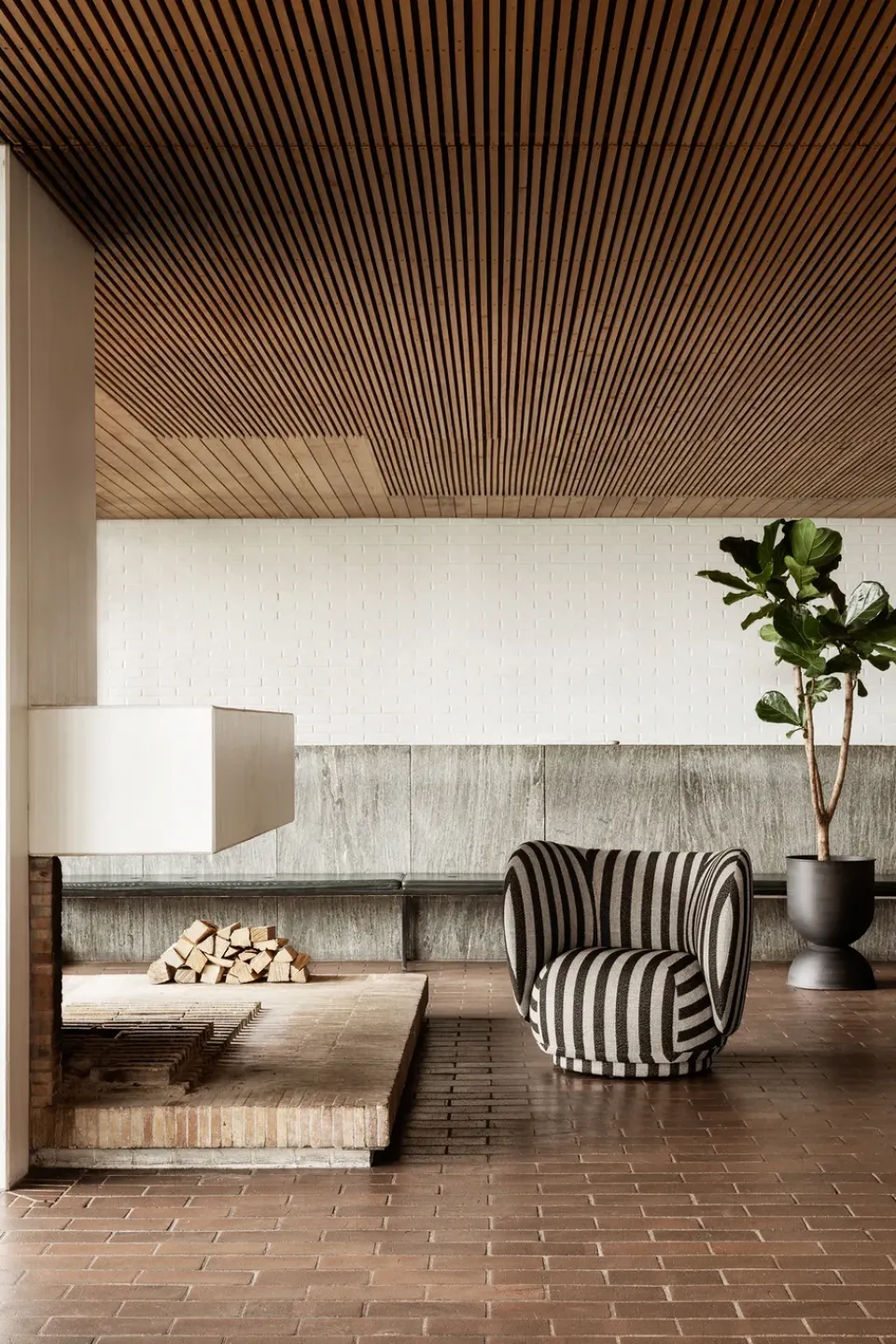 Ferm Living Armchairs & Footstools*Rico lounge chair, Louisiana sand black BeigeBlack