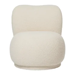 Ferm Living Chairs*Rico lounge chair piccolo, Nordic Bouclé-Off- White