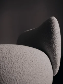 Ferm Living Chairs*Rico lounge chair piccolo, Nordic Bouclé-Off- White