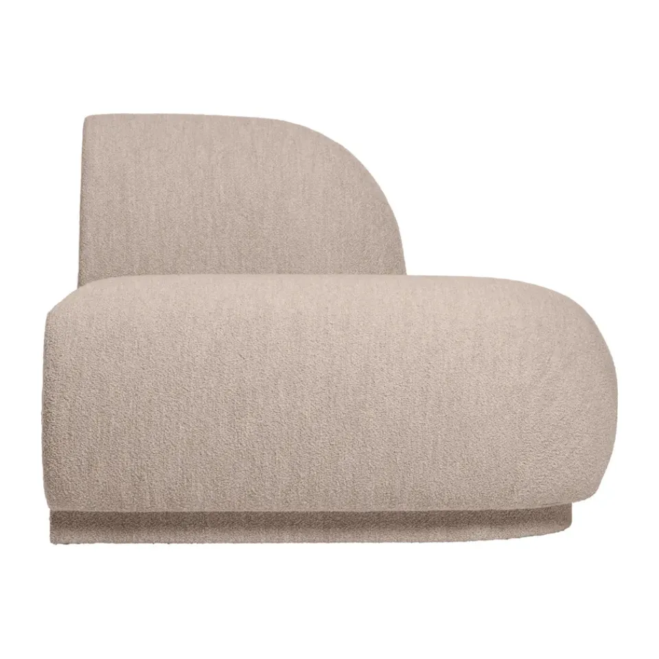Ferm Living Sofas*Rico open sofa module R, Soft bouclé-natural Beige
