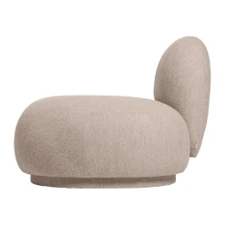 Ferm Living Sofas*Rico open sofa module R, Soft bouclé-natural Beige