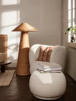 Ferm Living Sitting Poufs*Rico pouf sit pouf, Bouclé off White