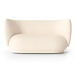 Ferm Living Sofas*Rico sofa bouclé 2-seat, Bouclé off White