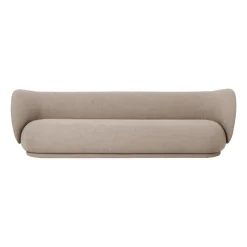 Ferm Living Sofas*Rico sofa bouclé 4-seat, Bouclé sand Beige