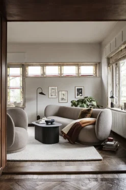 Ferm Living Sofas*Rico sofa bouclé 4-seat, Bouclé sand Beige