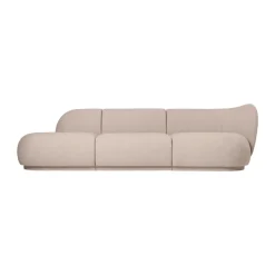 Ferm Living Sofas*Rico sofa module armrest R Soft Bouclé, Natural Beige