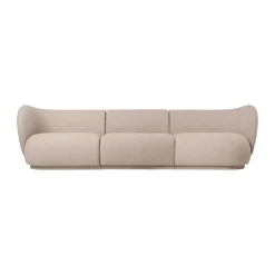 Ferm Living Sofas*Rico sofa module armrest L Soft Bouclé, Natural Beige