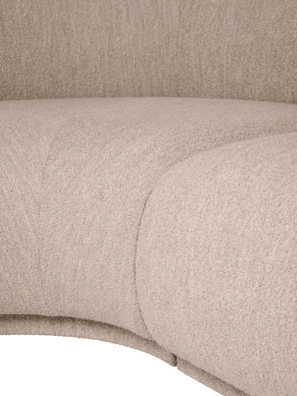Ferm Living Sofas*Rico sofa module armrest L Soft Bouclé, Natural Beige