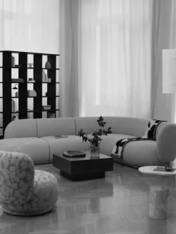 Ferm Living Sofas*Rico sofa module center Soft Bouclé, Natural Beige
