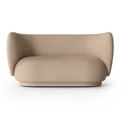 Ferm Living Sofas*Rico sofa 2-seat, Brushed sand Beige
