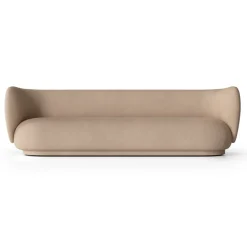 Ferm Living Sofas*Rico sofa 4-seat, Brushed sand Beige