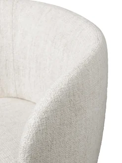 Ferm Living Office Chairs|Chairs*Rico swivel dining chair - bouclé, Off- White