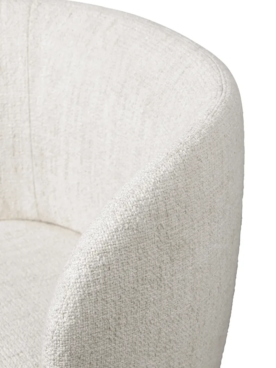 Ferm Living Office Chairs|Chairs*Rico swivel dining chair - bouclé, Off- White
