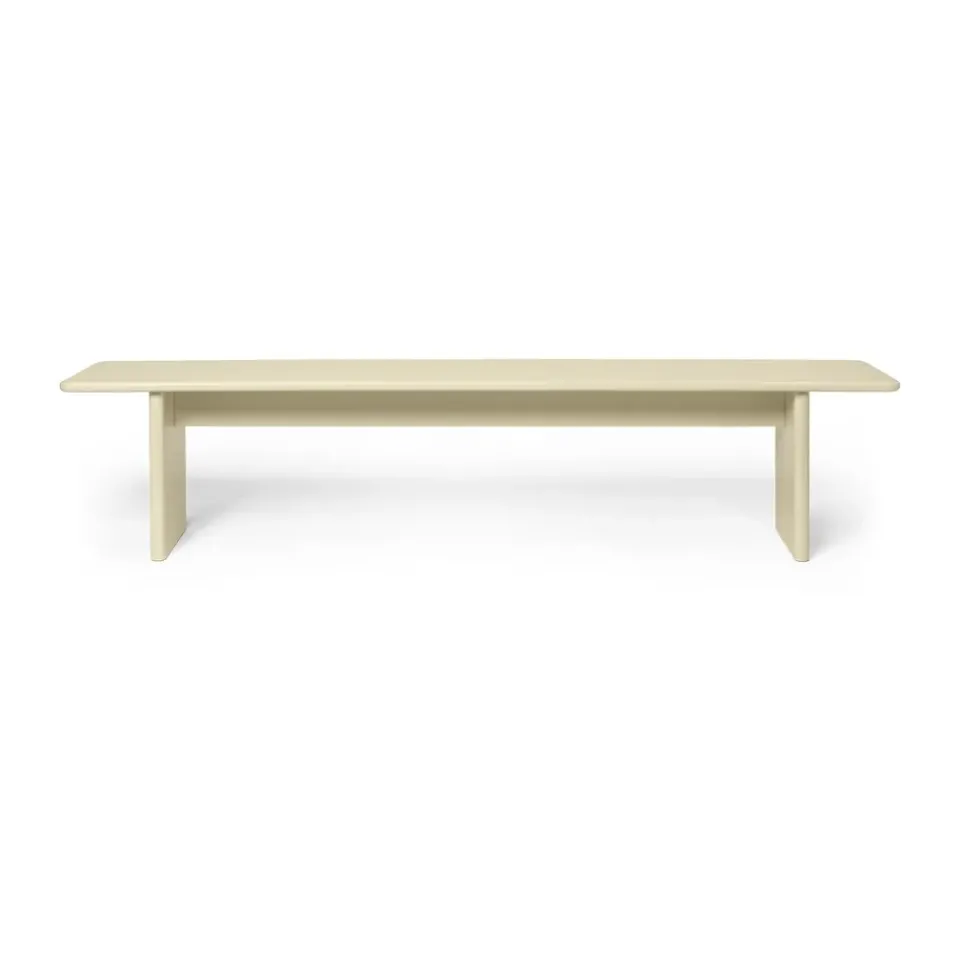 Ferm Living Benches*Rink bench 200 cm, Eggshell White