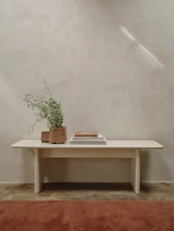 Ferm Living Benches*Rink bench 140 cm, Eggshell White
