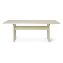 Ferm Living Dining Tables*Rink dining table small 200x90x74 cm, Eggshell White