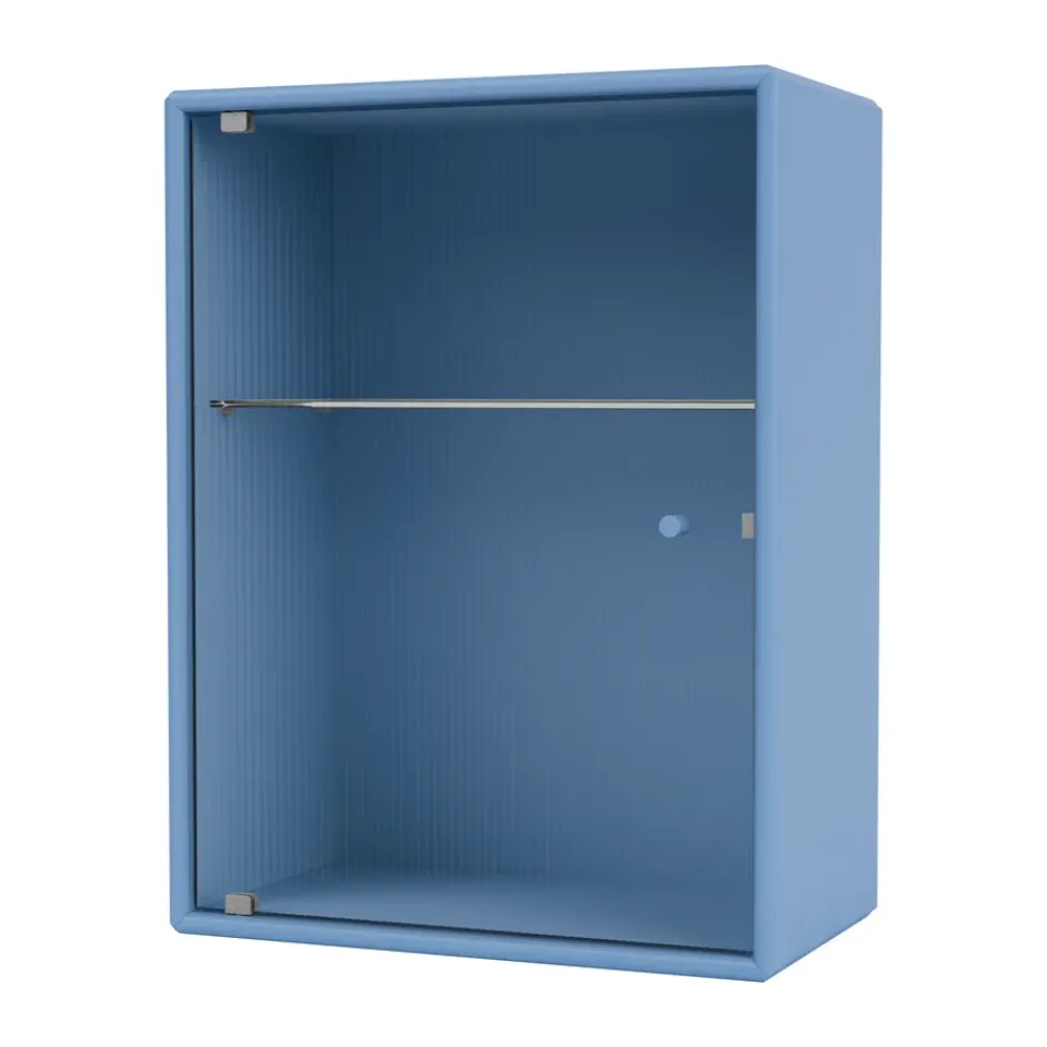Montana Display & Glass Cabinets*Ripple bathroom cabinet 35.4x46.8x20 cm, Azure Blue