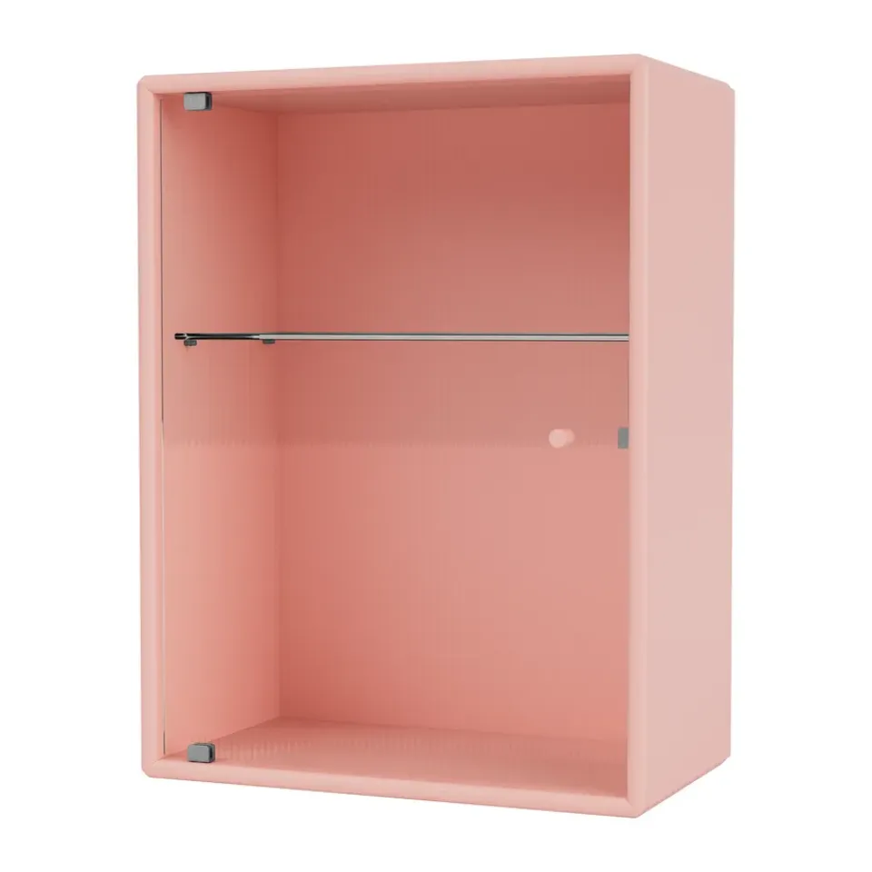 Montana Display & Glass Cabinets*Ripple bathroom cabinet 35.4x46.8x20 cm, Ruby Pink