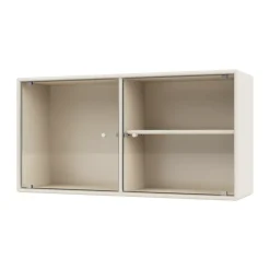 Montana Display & Glass Cabinets*Ripple I display cabinet 69.6x35.4x20 cm, Oat Beige