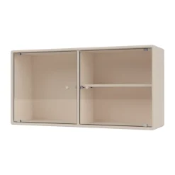 Montana Display & Glass Cabinets*Ripple I display cabinet 69.6x35.4x20 cm, Clay Grey