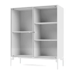 Montana Display & Glass Cabinets*Ripple II display cabinet 69.6x82.2x30 cm, Snow-legs snow White