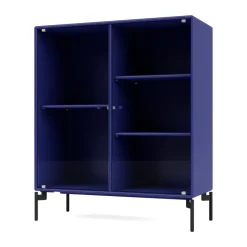 Montana Display & Glass Cabinets*Ripple II display cabinet 69.6x82.2x30 cm, Monarch-legs black Blue