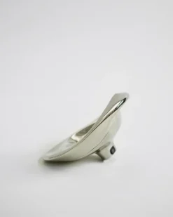 Hein Studio Clothes Hooks & Hangers*Ripple no. 02 large knob, Chrome Silver-coloured