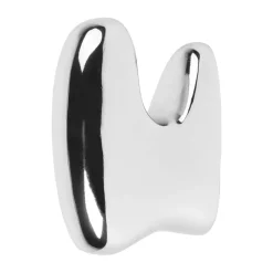 Broste Copenhagen Clothes Hooks & Hangers*Roberta hook 10x7 cm, Silver finish Silver-coloured