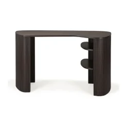 Ethnicraft Desks*Roller Max desk, Dark mahogany Brown