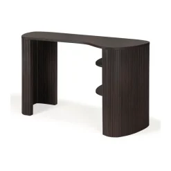 Ethnicraft Desks*Roller Max desk, Dark mahogany Brown
