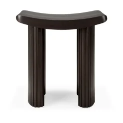 Ethnicraft Stools*Roller Max stool, Mahogany dark Brown