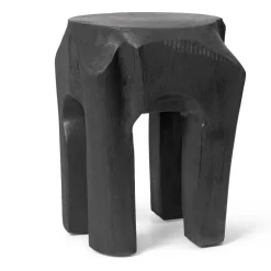 Ferm Living Stools*Root stool Ø30x40 cm, stained Black