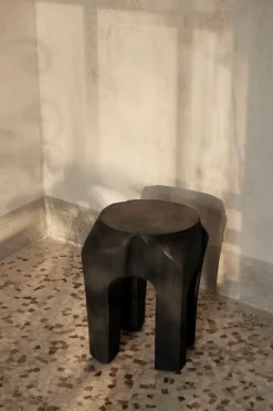 Ferm Living Stools*Root stool Ø30x40 cm, stained Black