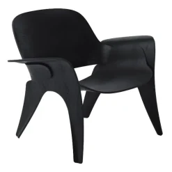 Massproductions Armchairs & Footstools*Rose chair, Dark stained oak Black