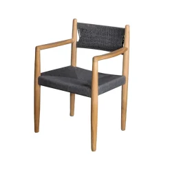 Cane-line Seating|Balcony Furniture*Royal chair, Dark , teak Grey