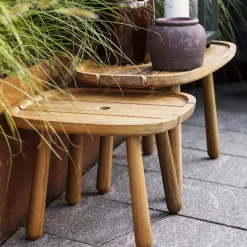 Cane-line Table For Outdoor Use|Outdoor Lounge Furniture*Royal coffee table, Teak, rectangular Brown