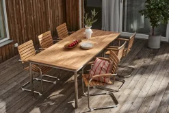 1898 Table For Outdoor Use*Rörvik dining table, 220x100x76 cm Brown
