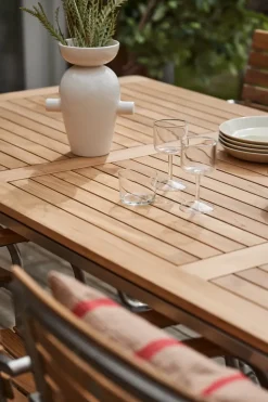1898 Table For Outdoor Use*Rörvik dining table, 220x100x76 cm Brown