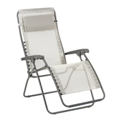 Lafuma Seating*Rsxa Clip Batyline Iso sun lounger, Seigle II Beige