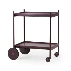 Normann Copenhagen Serving Trolleys*Rul serving cart, Wine Red