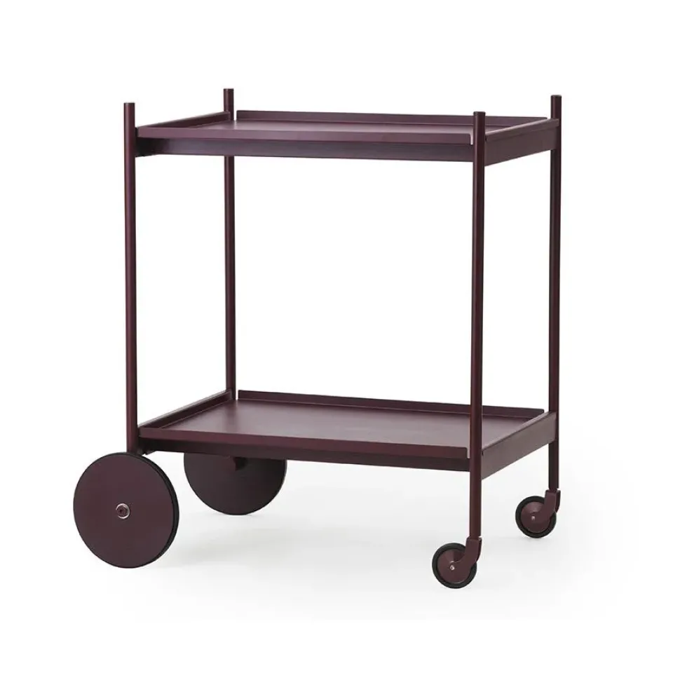 Normann Copenhagen Serving Trolleys*Rul serving cart, Wine Red