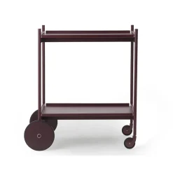 Normann Copenhagen Serving Trolleys*Rul serving cart, Wine Red