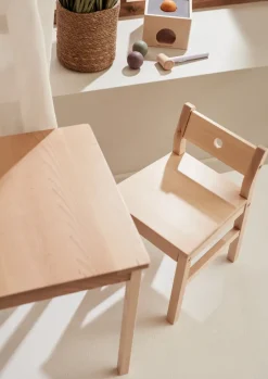 Kid's Concept Children's Chairs|Children's Chairs*Saga blonde chair, Beech Beige