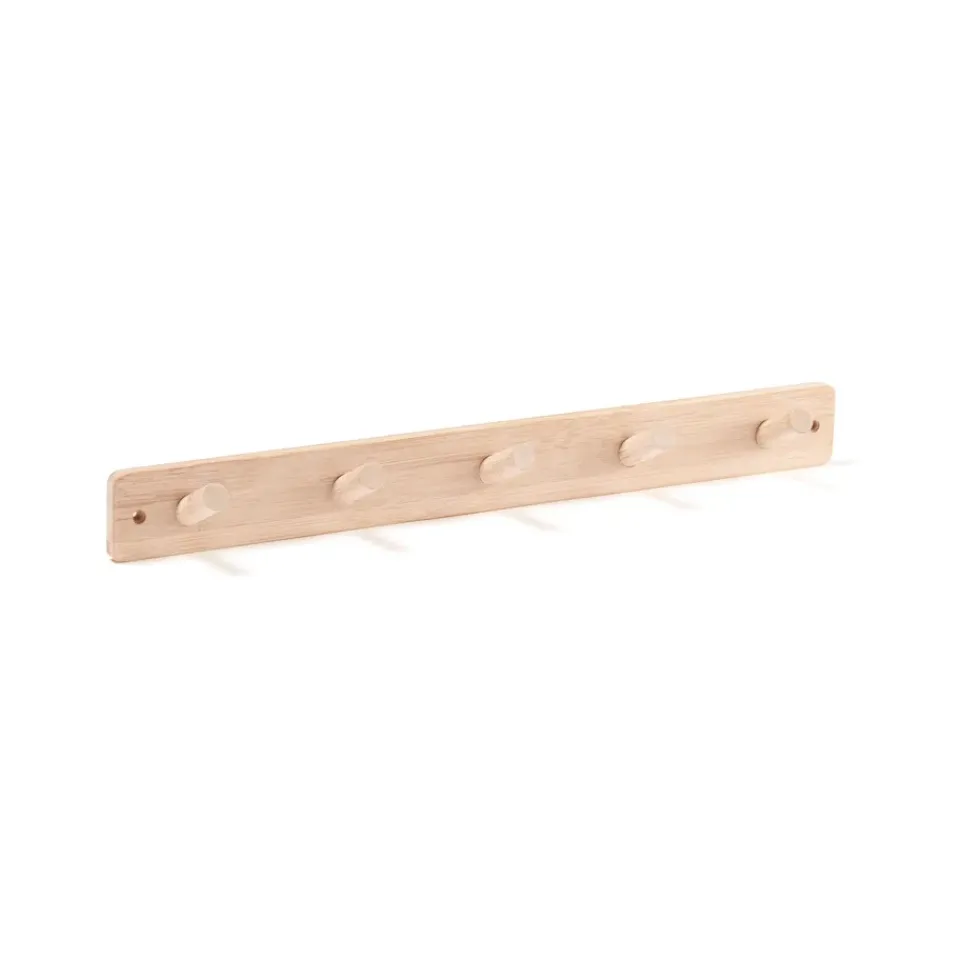 Kid's Concept Clothes Hooks & Hangers*Saga hook strip, Beech Beige