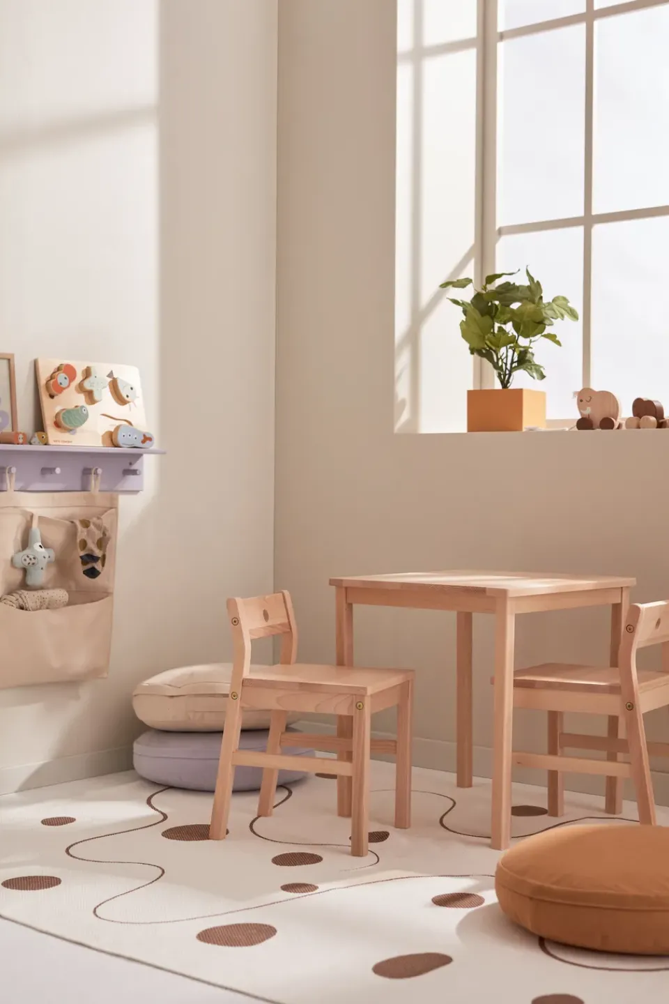 Kid's Concept Children's Tables|Children's Tables*Saga table, Beech Beige