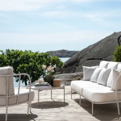 Skargaarden Table For Outdoor Use|Outdoor Lounge Furniture*Saltö coffee table, Charcoal , small Grey