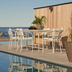 Skargaarden Table For Outdoor Use*Saltö dining table, Charcoal , large Grey