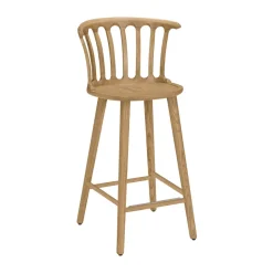 Hans K Bar Stools*San Marco bar stool 63 cm, Oiled oak Brown
